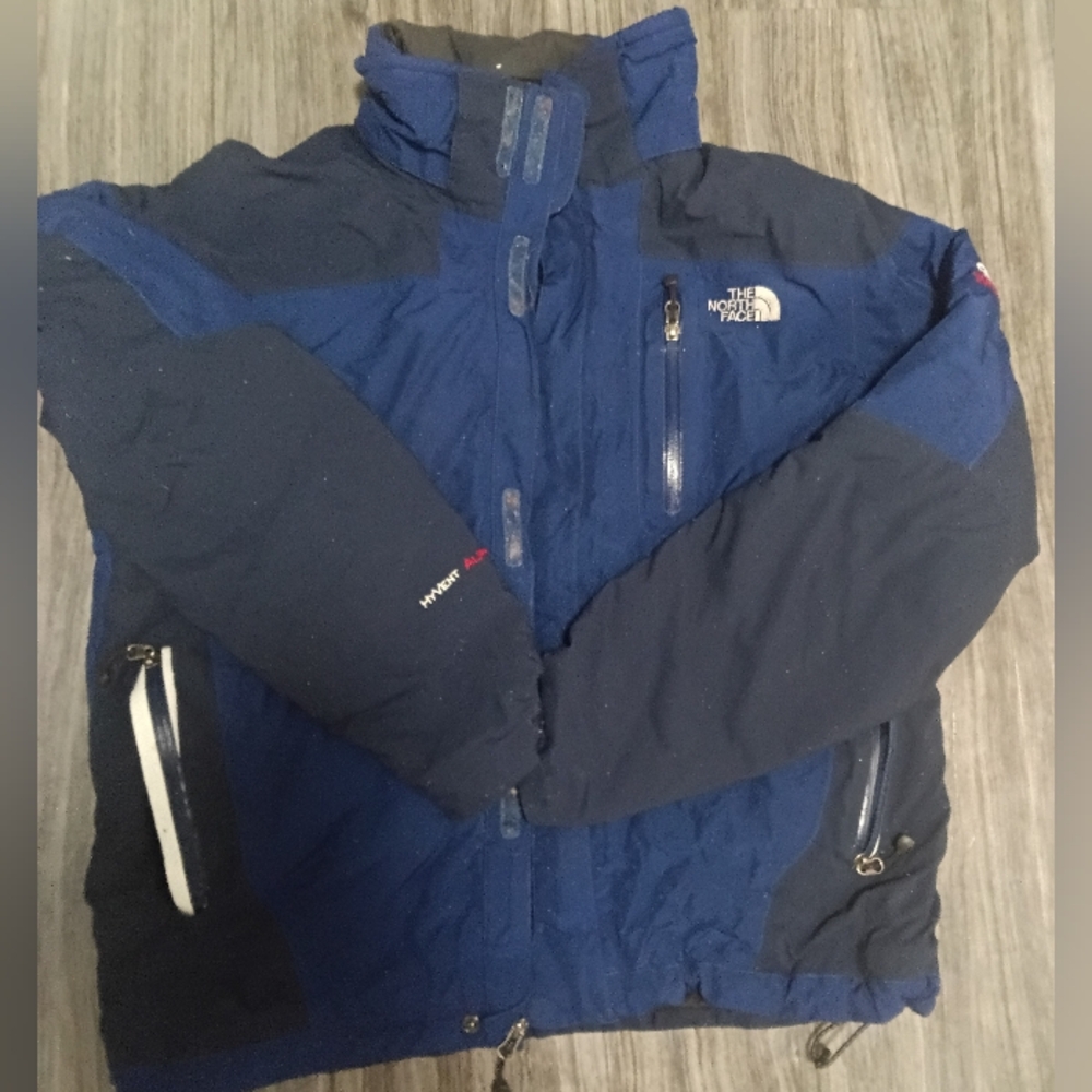 Vintage The North Face Mens Summit Series Blue Black Size Large Hyvent Alpha